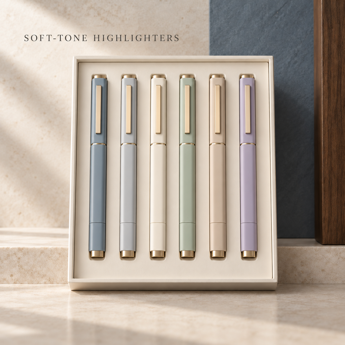 Soft-Tone Highlighters