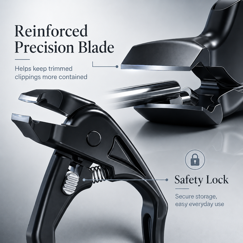 🥳2026 HOT SALE💅Stainless Steel Nail Clipper with Curved Precision Blades – Effortless for Thick Nails & Seniors! ✂️✨