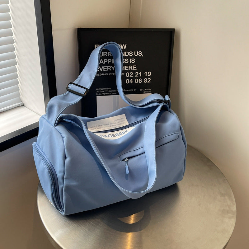 【dry and wet separation 】Women's shoulder bag- large capacity gym bag-travel bag