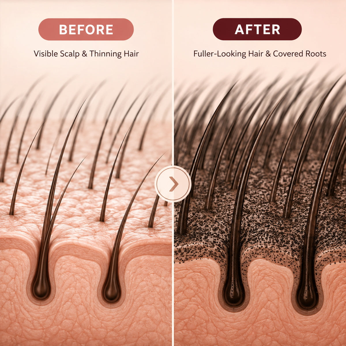 10-Second Hair Concealer Cover Grays • Fill Thin Areas • Perfect Your Hairline