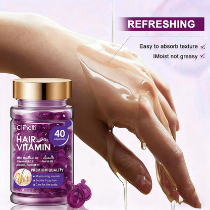 Violet Vitamin Hair Capsules with Argan Oil