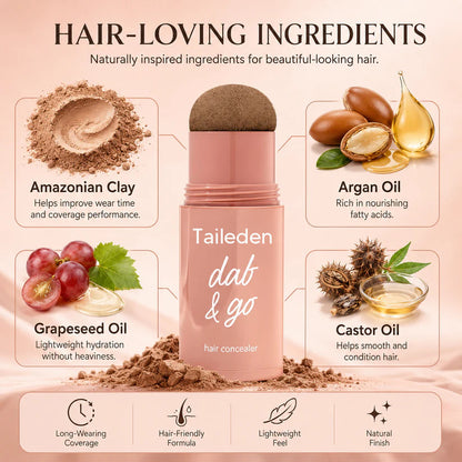 10-Second Hair Concealer Cover Grays • Fill Thin Areas • Perfect Your Hairline