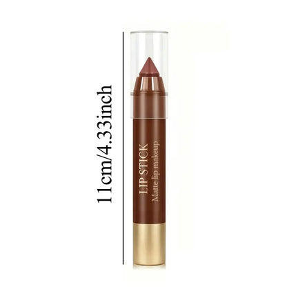 6-Piece Matte Creamy Lipstick Pencil Set