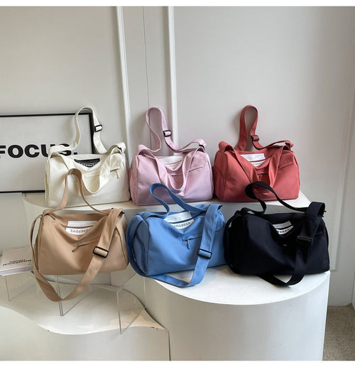 【dry and wet separation 】Women's shoulder bag- large capacity gym bag-travel bag