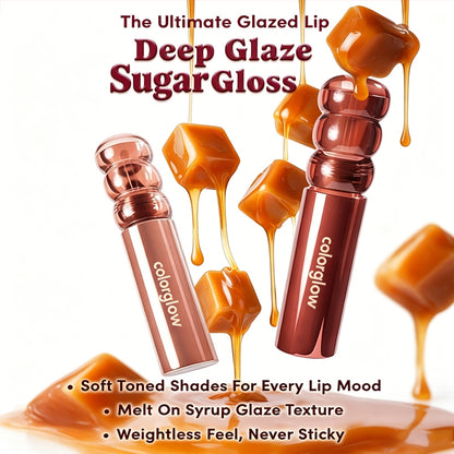 Sugar Glaze Lip Gloss | Lightweight Non-Sticky Korean-Style Glass Lip Shine