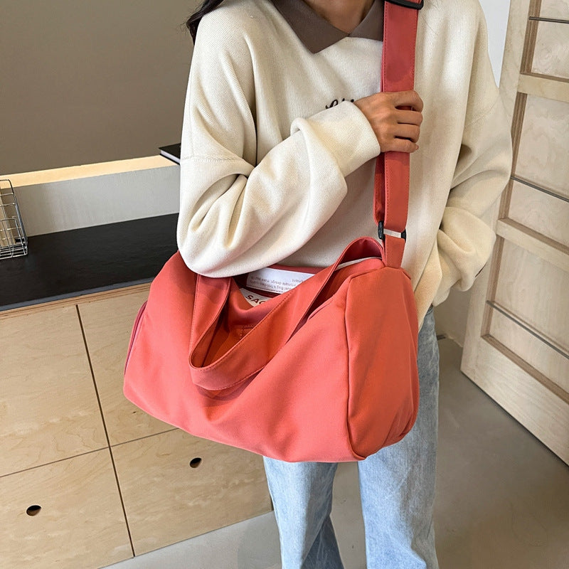 【dry and wet separation 】Women's shoulder bag- large capacity gym bag-travel bag