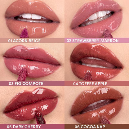 Sugar Glaze Lip Gloss | Lightweight Non-Sticky Korean-Style Glass Lip Shine