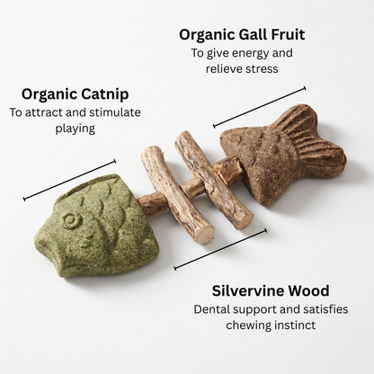 Catnip & Silvervine Chew 🔥