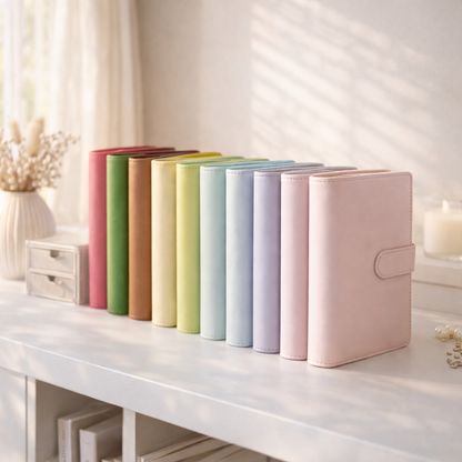 Macaron PU Binder Notebook