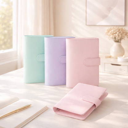 Macaron PU Binder Notebook