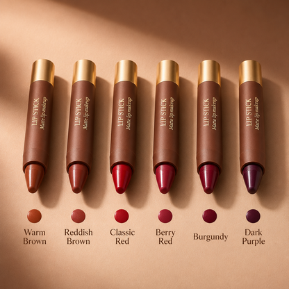 6-Piece Matte Creamy Lipstick Pencil Set