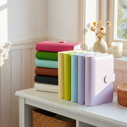 Macaron PU Binder Notebook